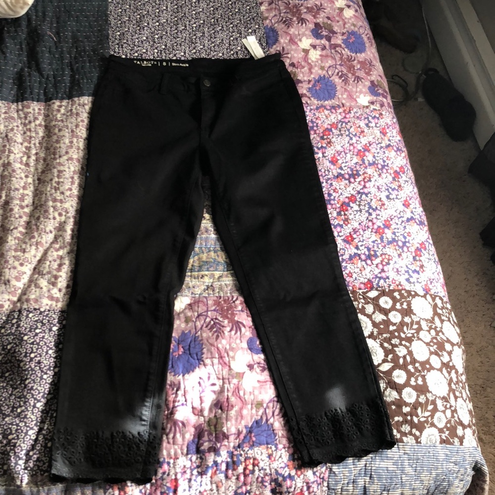 Talbots Flawless Slim Ankle Jeans Size 8 NWT